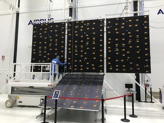 Juice solar panels ready to turn into wings 