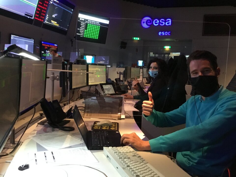 Sentinel-6 control team practises a not-so-perfect launch