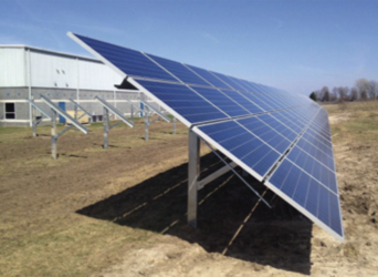 Solar panels for 100% green energy