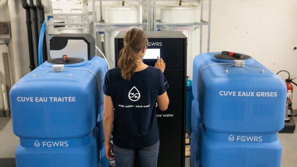 Water recycling at the French Open