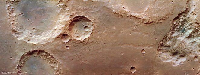 Chaotic terrain in Mars’ Pyrrhae Regio