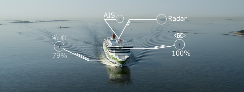 The Tallink shipping company’s new Megastar passenger and car ferry was fitted with data-gathering devices – including an Automated Identification System – for its sailings on the busy stretch of sea between Helsinki and Tallinn