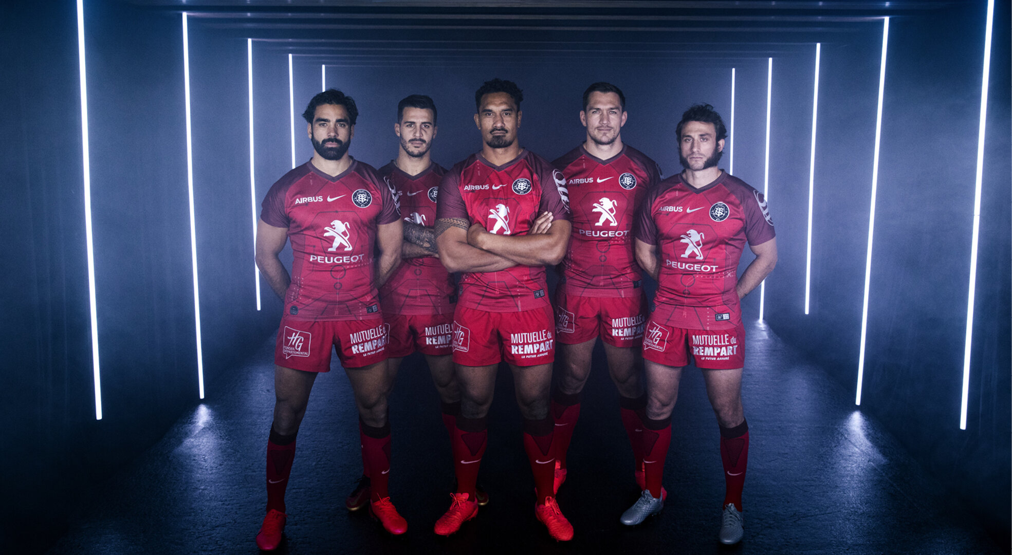 2020-21 kit of the Stade Toulousain rugby team 