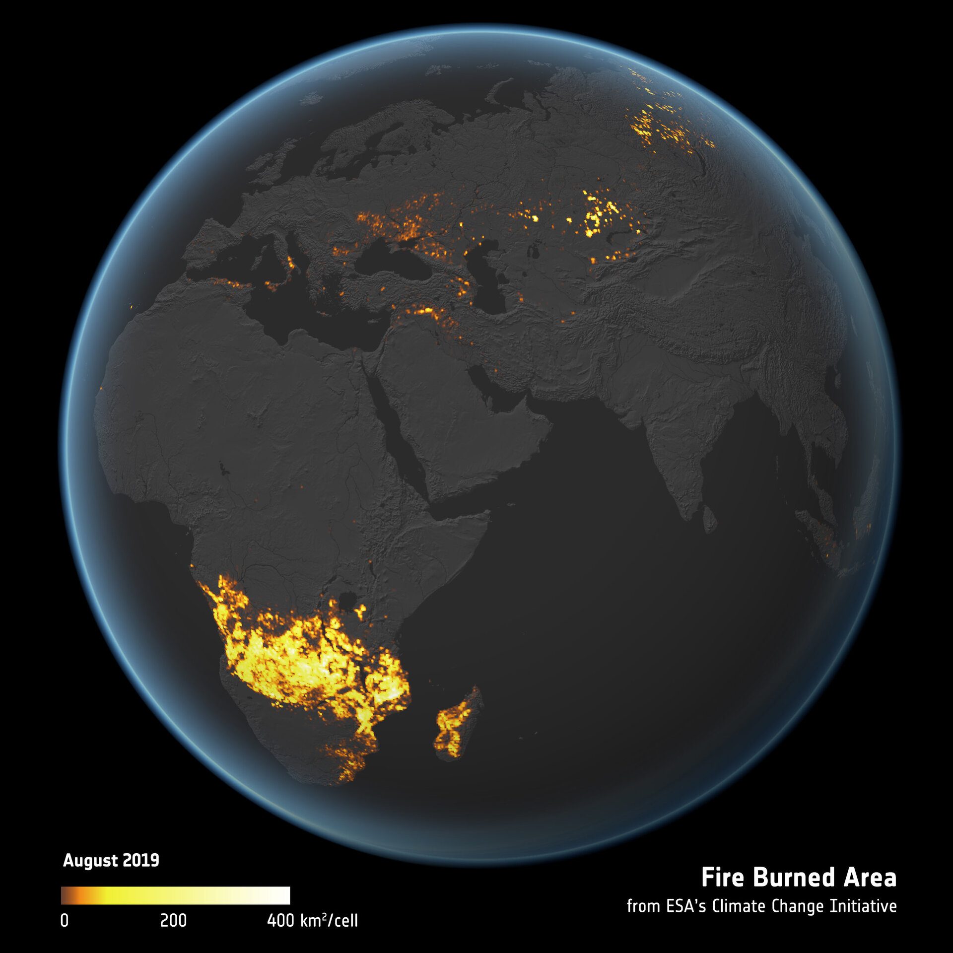 Fire-burned area 2019