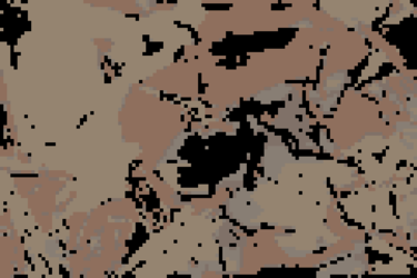 Clustered thin section image of Apollo 11 Sample 10003,153 in Plane-Polarized Light