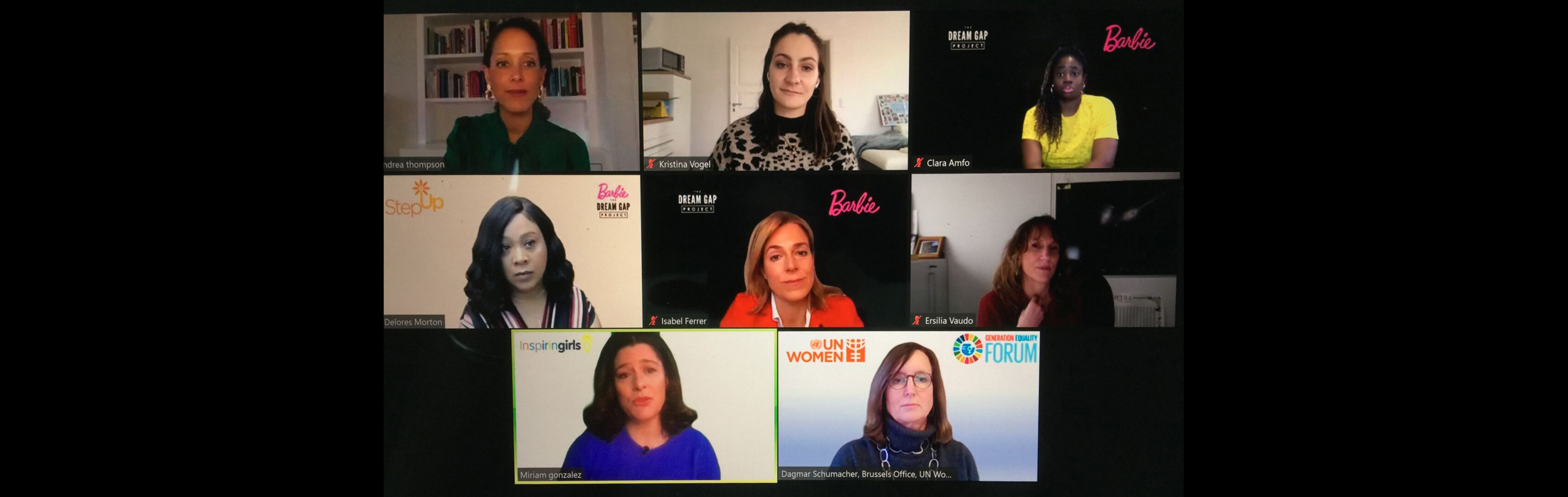 Mattel 'Dream gap' roundtable webinar