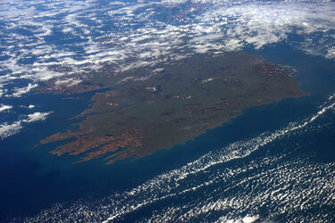Ireland from the International Space Station