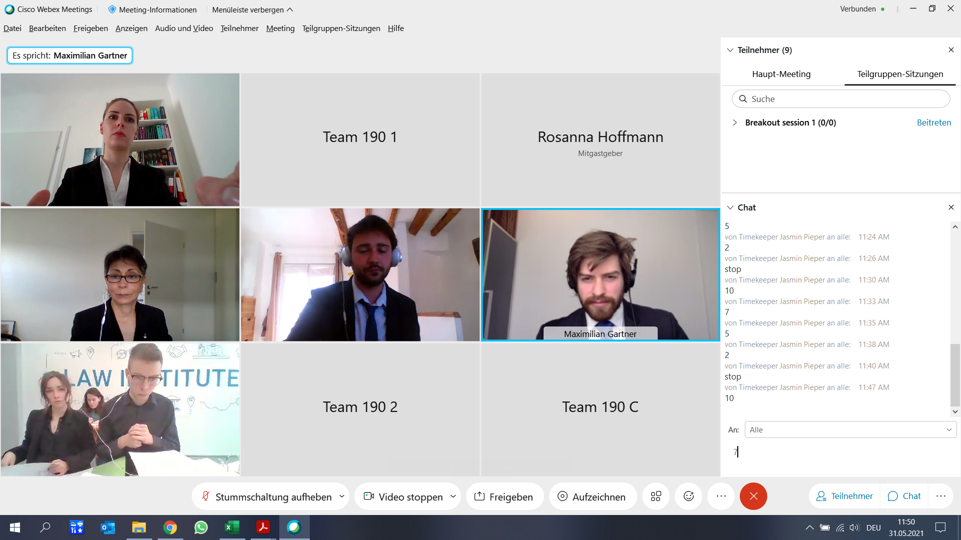 Preliminary Rounds of the European Oral Rounds of the MLMC 2021 - Team 128