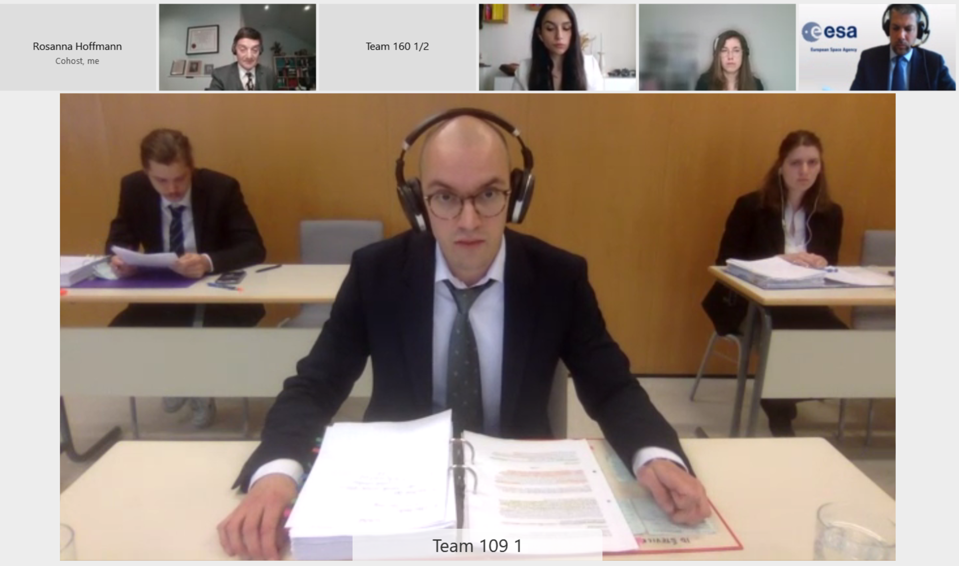 Semi Final Round I of the European Oral Rounds of the MLMC 2021 - Team 109