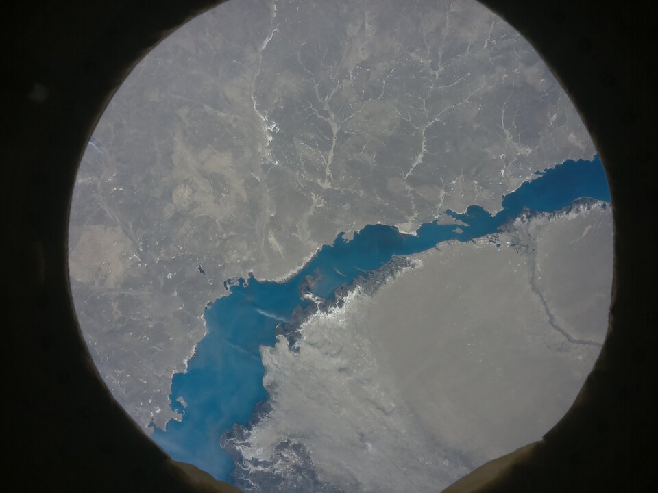 Jupiter - Lake Balkhash in Kazakhstan