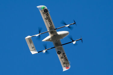 Space-enabled drone takes to the skies