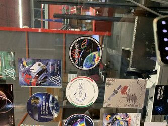 The LEDSAT team also placed their mission patch on the mission patch wall as tradition states when you launch from Europe's Space port