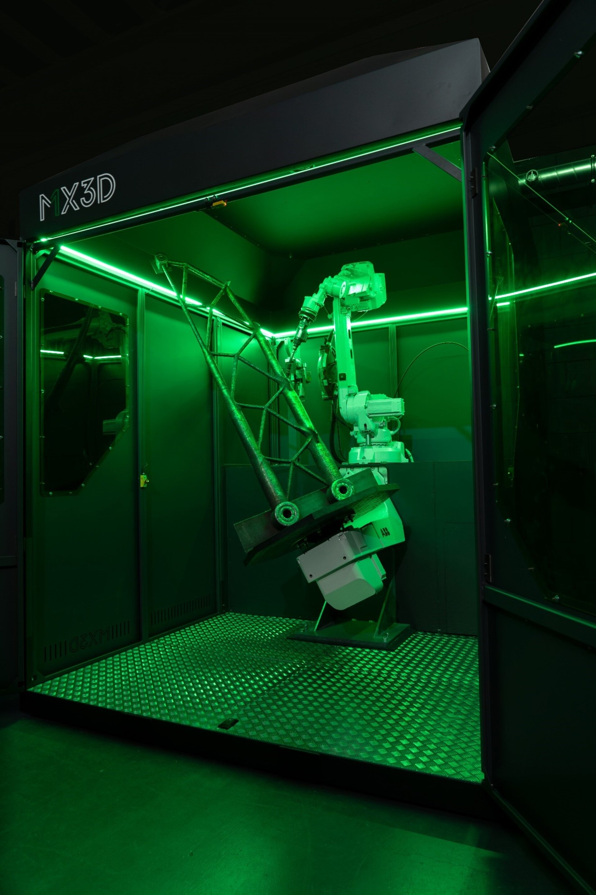 3D printing floor for lunar base study