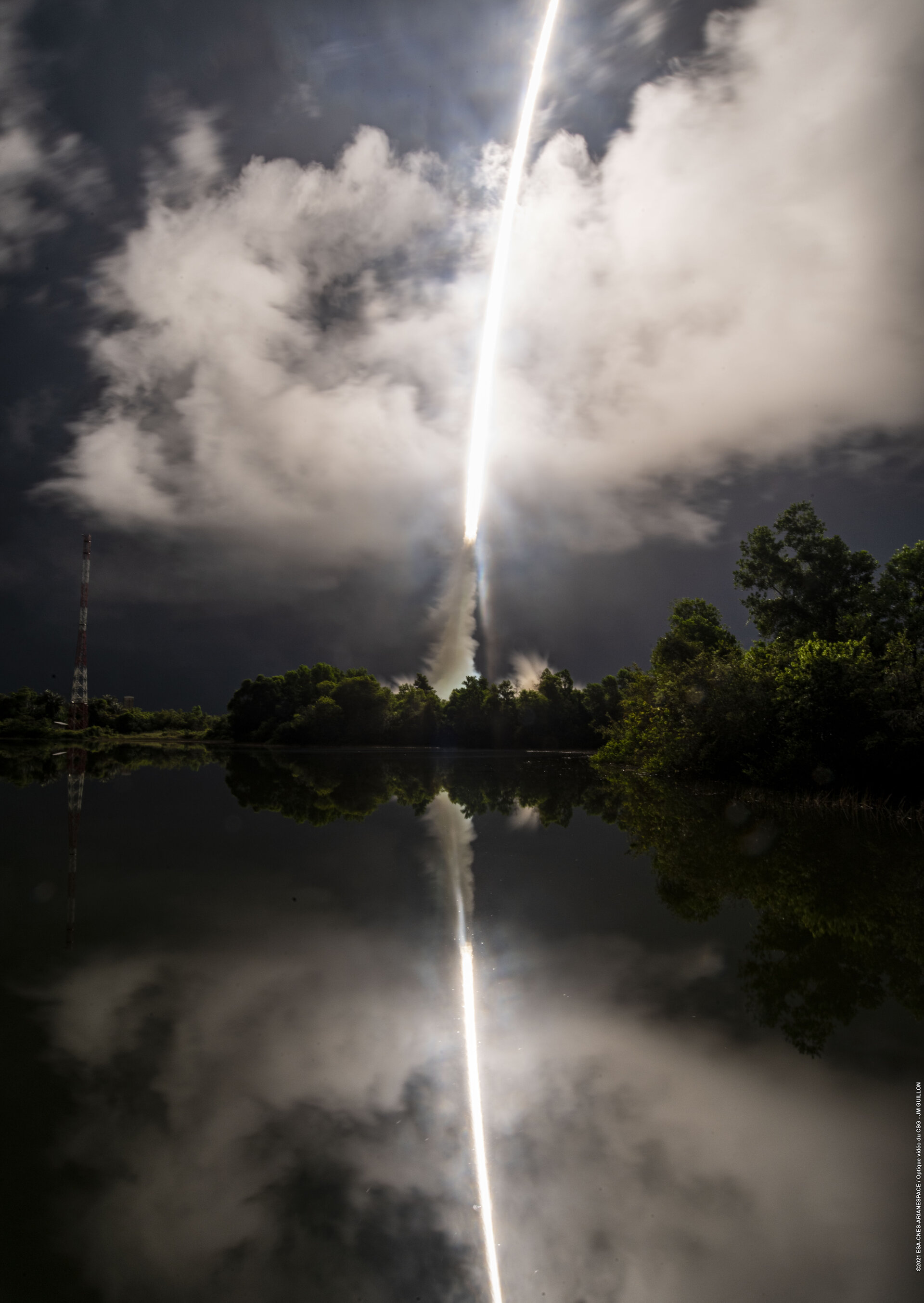 Vega soars to space