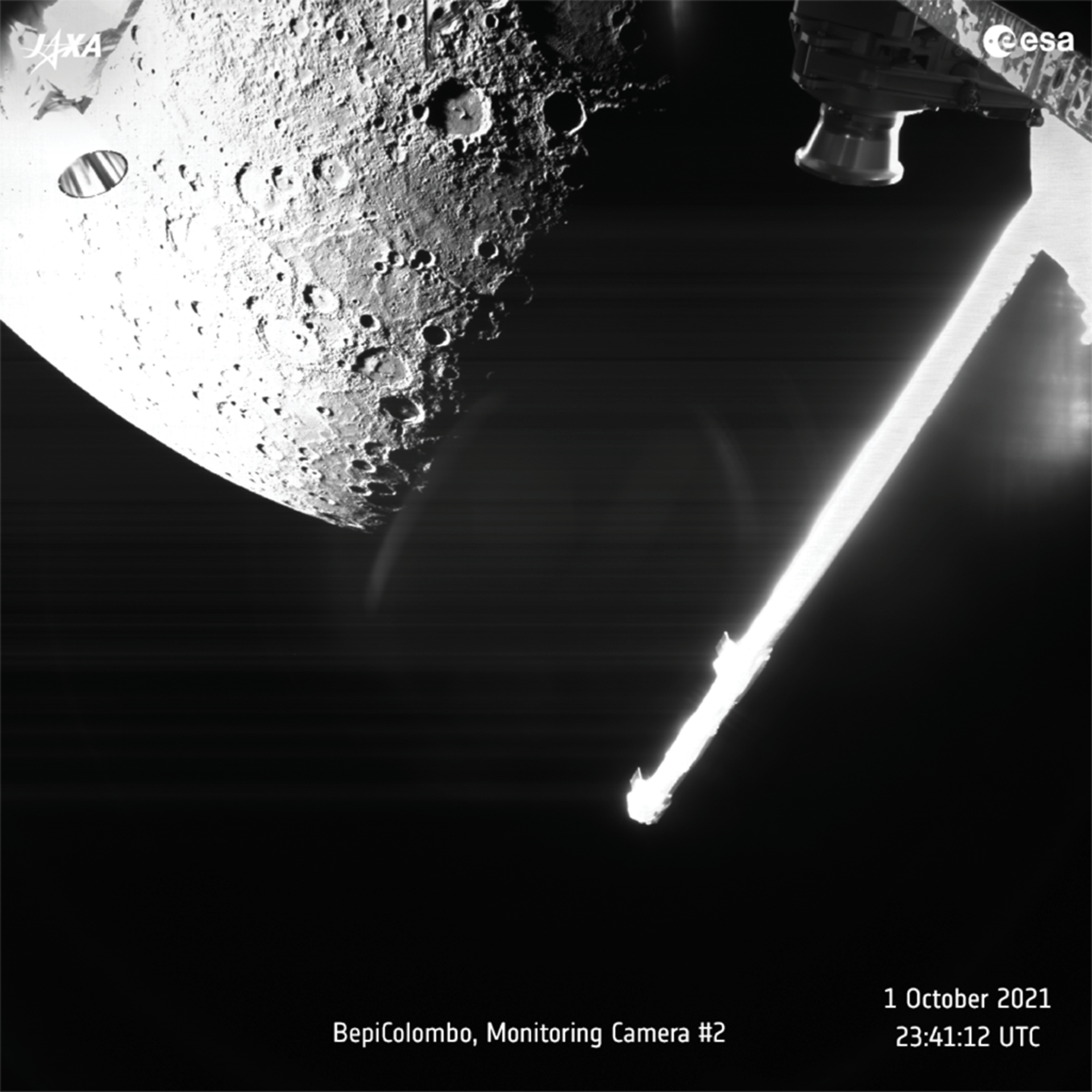 BepiColombo Images Mercury During Flyby