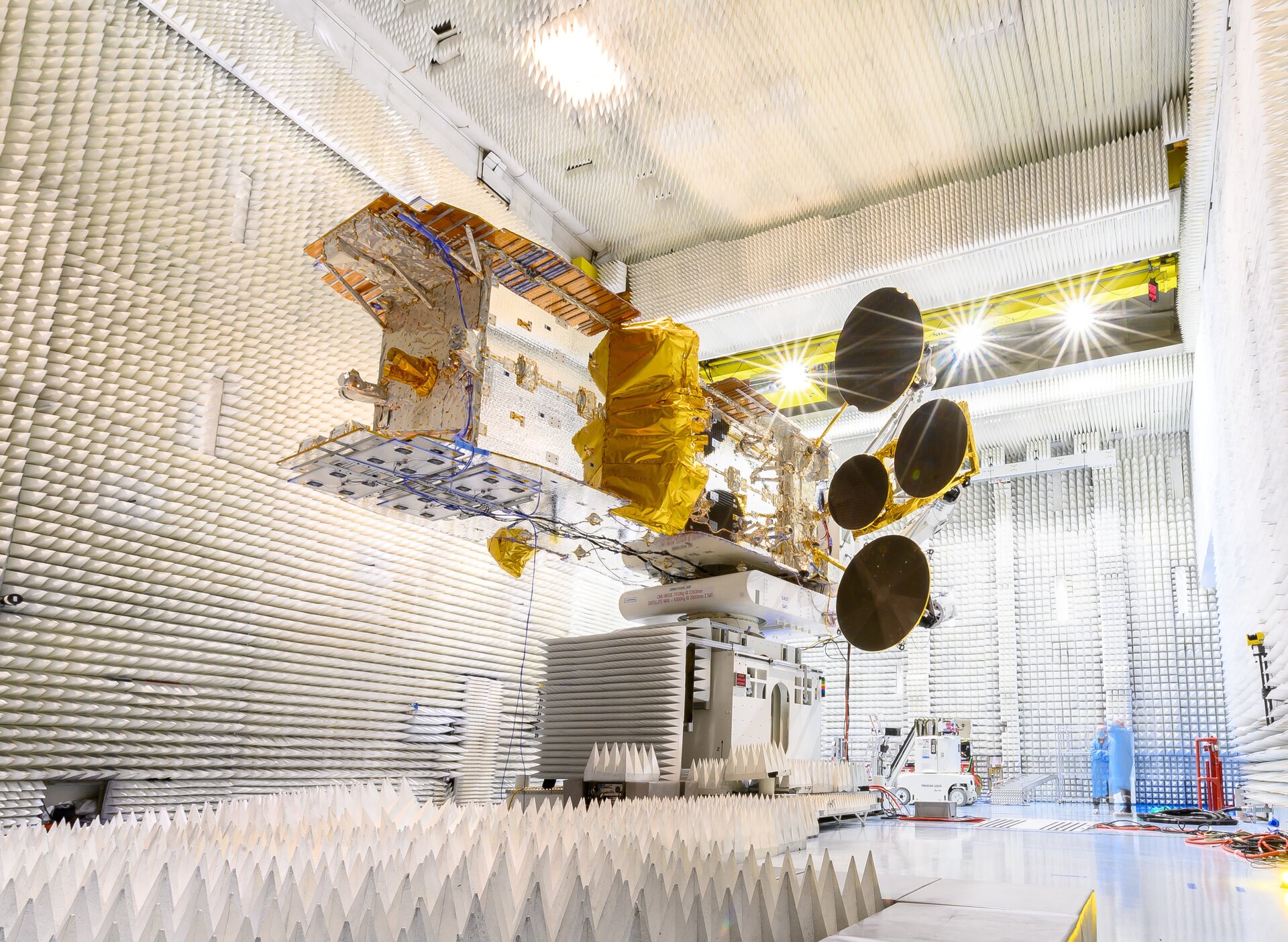 SES-17 in the compact antenna test range