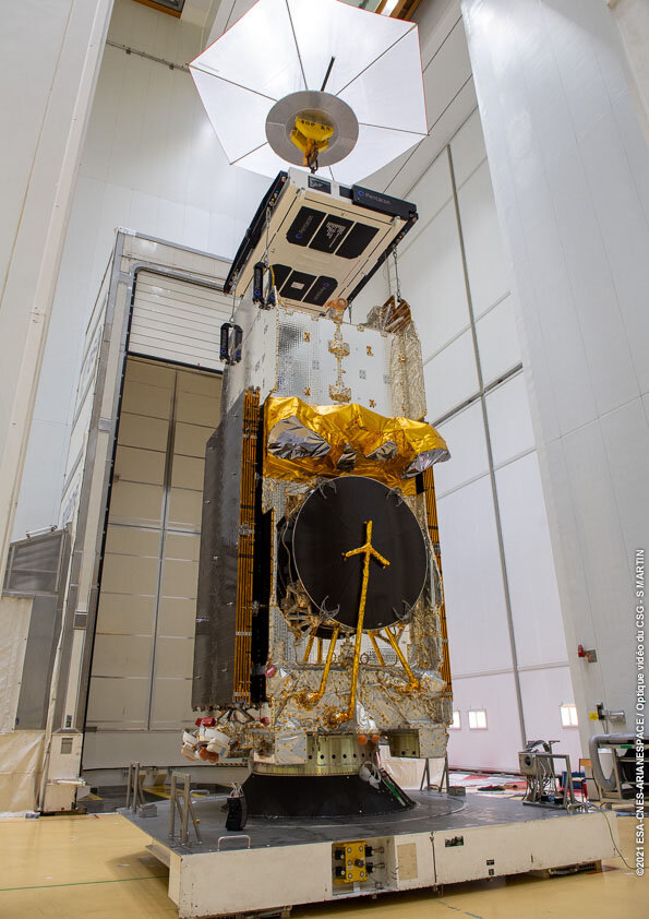 The SES-17 satellite prior to being put on the launcher