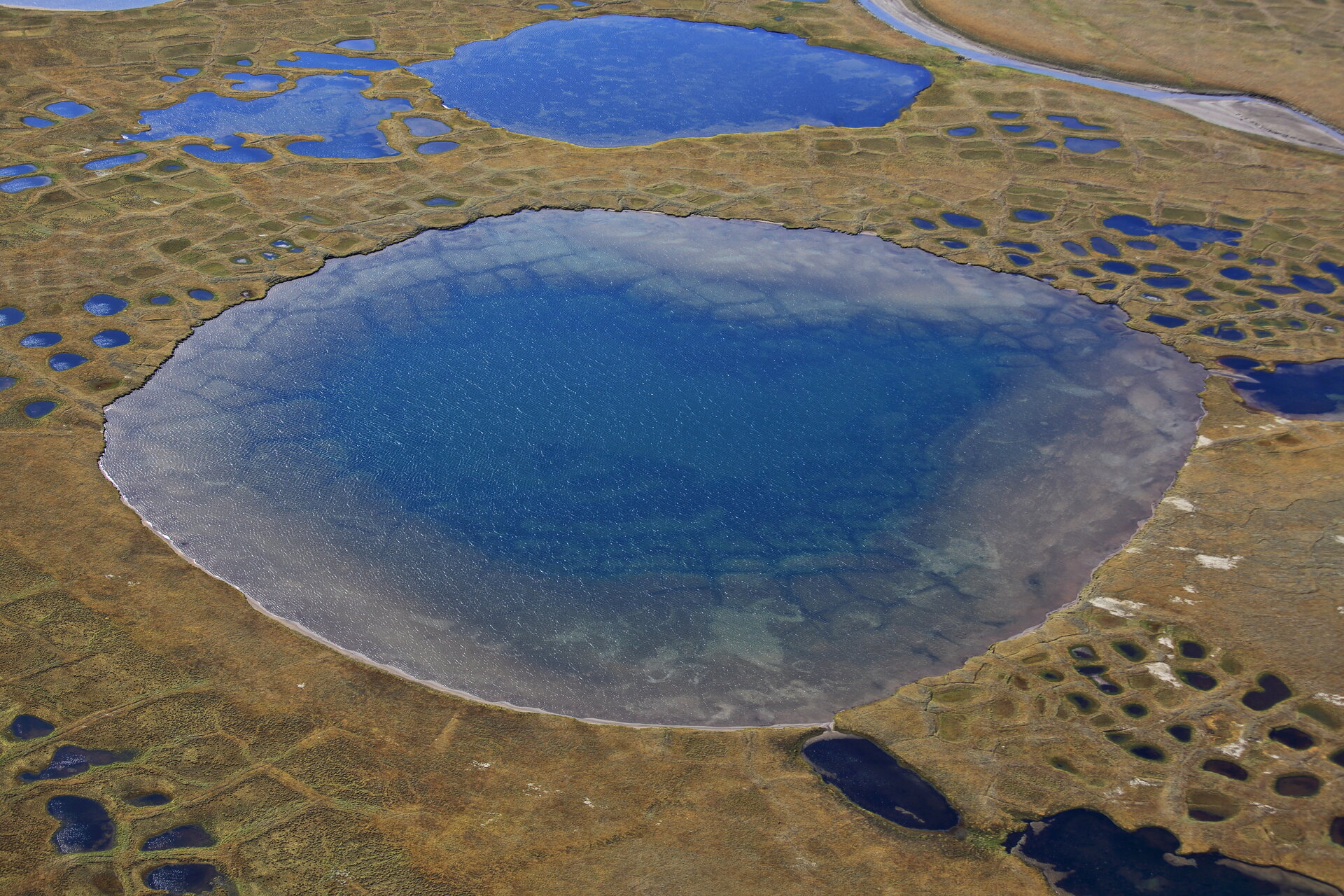 Thawing permafrost 
