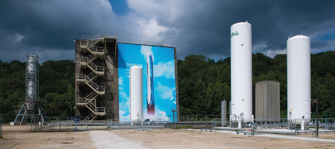 ESA is taking the first steps towards the in-flight demonstration of a prototype reusable rocket first stage called Themis