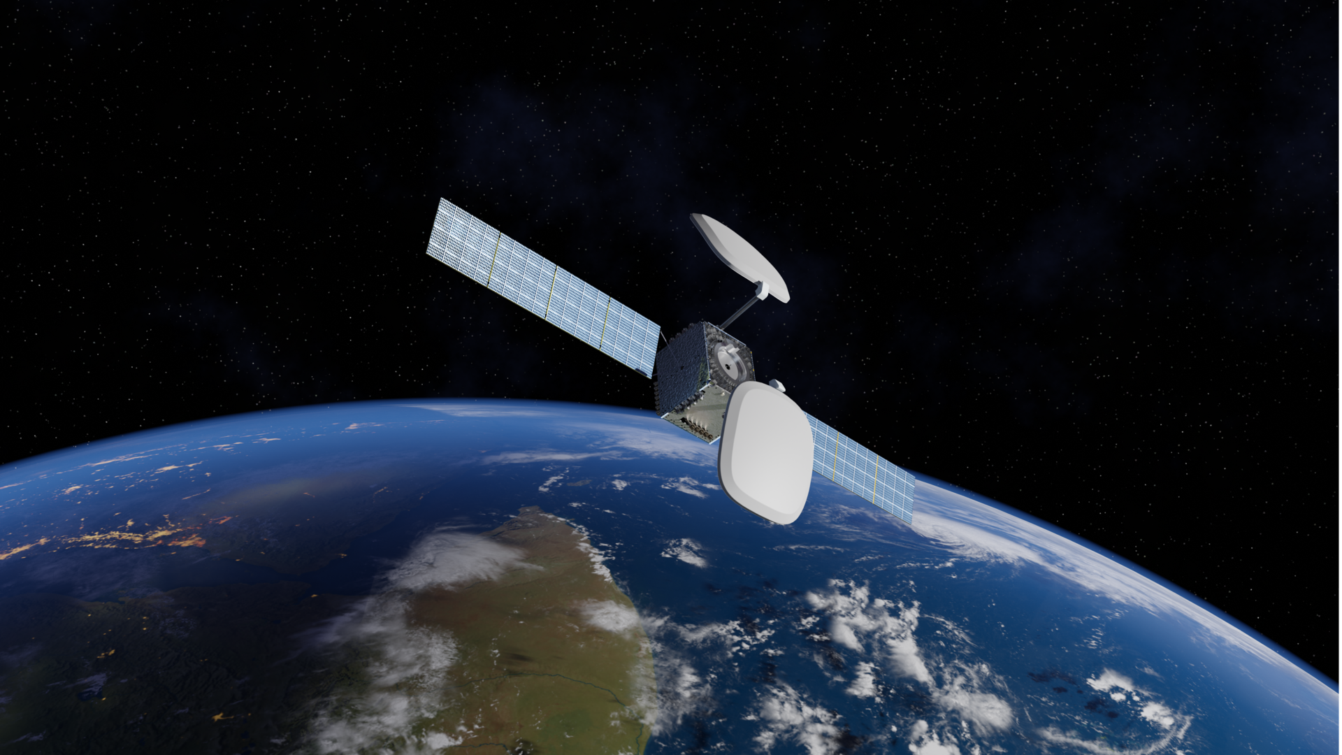 Agile micro-geostationary satellite