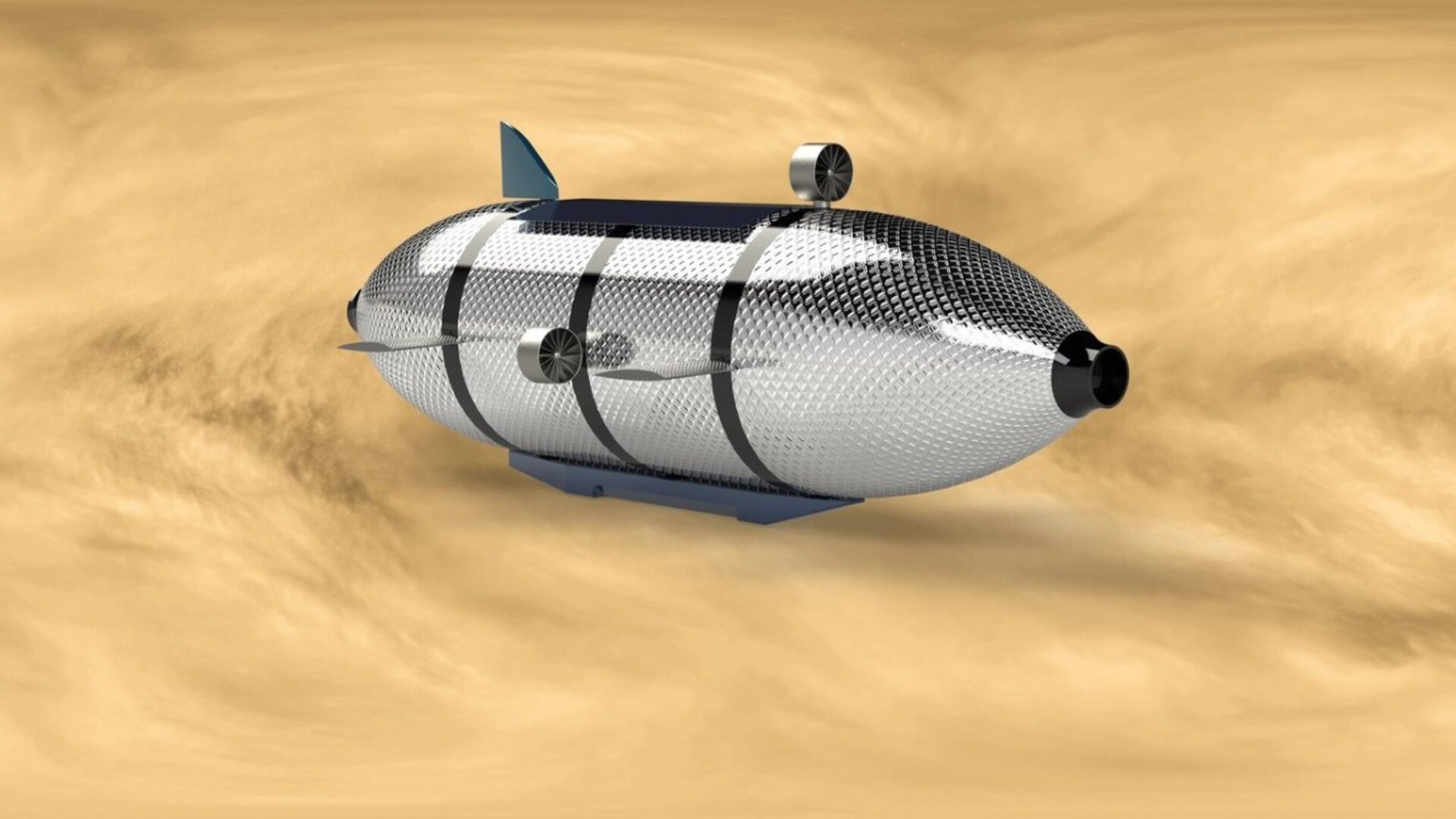 Vacuum airship to explore Venus' atmosphere