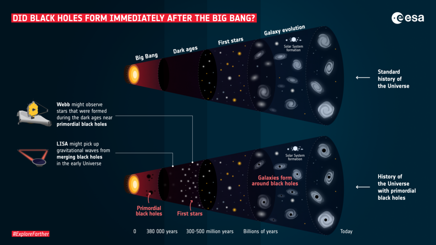 Did black holes form immediately after the Big Bang?