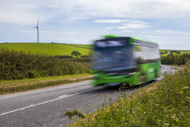 Green personalised bus service