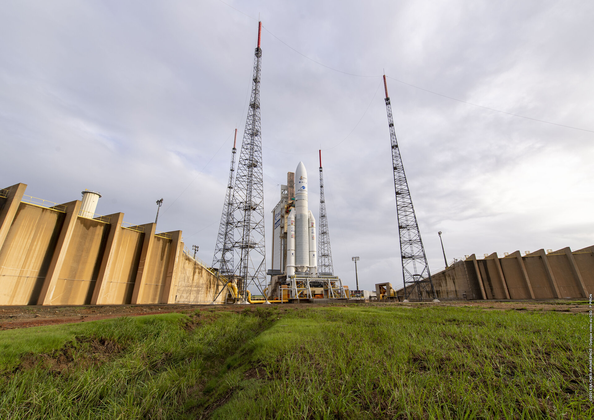 Ariane 5 au Port spatial de l'Europe (Guyane)