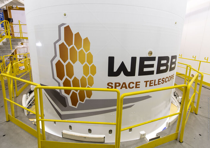 Webb stickers for Ariane 5 fairing