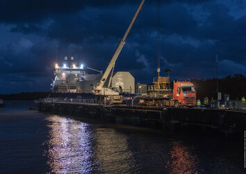 Ariane 6 central core reaches Europe's Spaceport