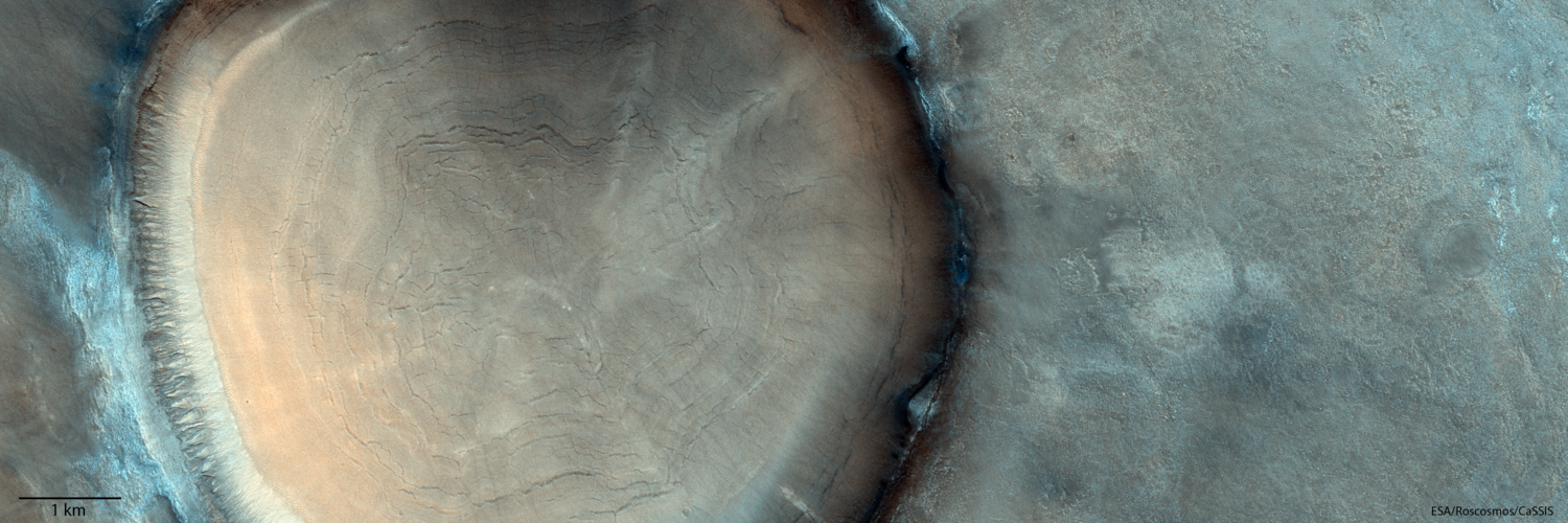 Crater tree rings
