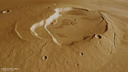 Perspective view of Jovis Tholus 