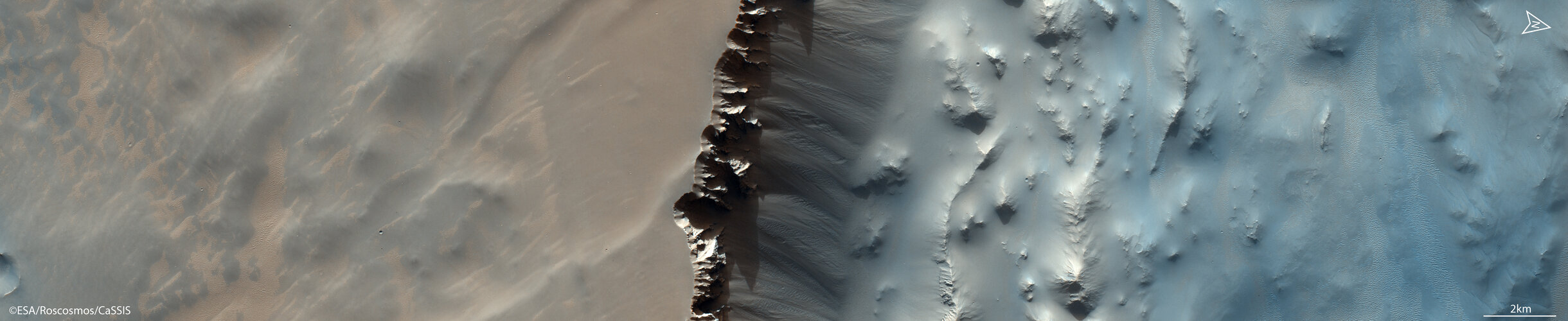 Rolling stones on Mars