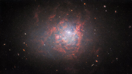 Hubble revisits a galactic oddball
