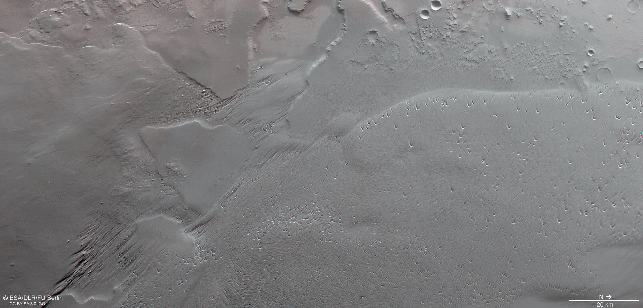 Medusae Fossae in 3D