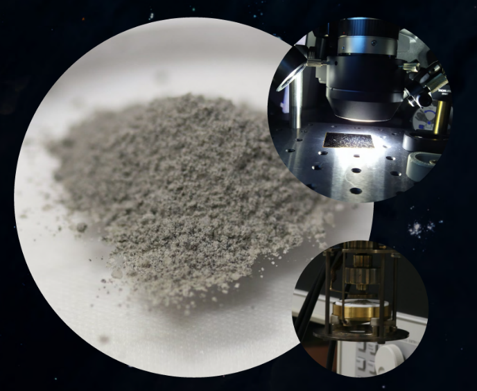 Lunar regolith testing