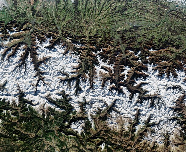 Snowy Pyrenees