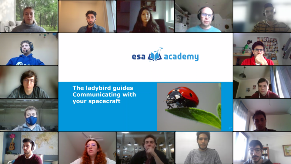 Start of the Online Ladybird Guide to Spacecraft Communications Training Course 2022