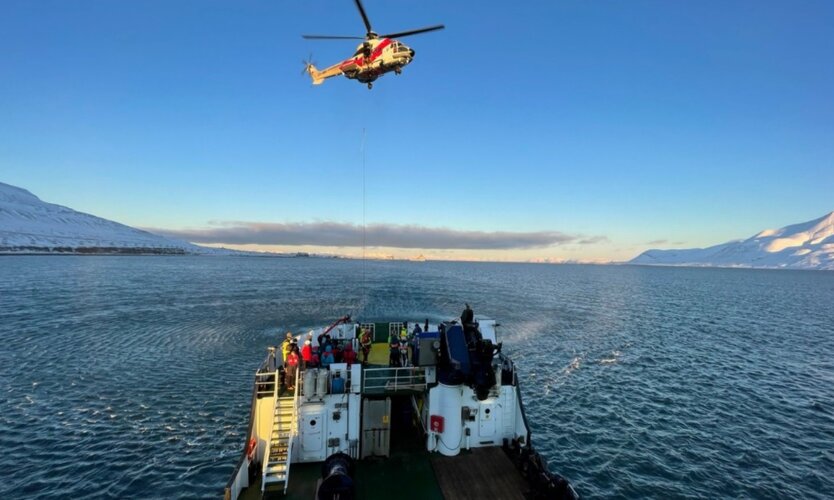 Arctic rescue exercise