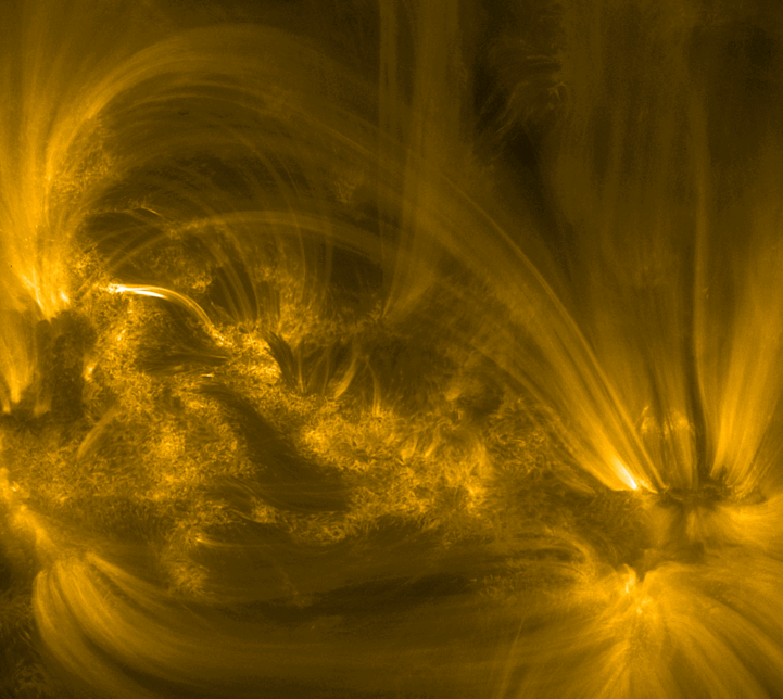 Magnetic activity pillars - O Sol como você nunca viu antes - As imagens mais próximas do Sol!