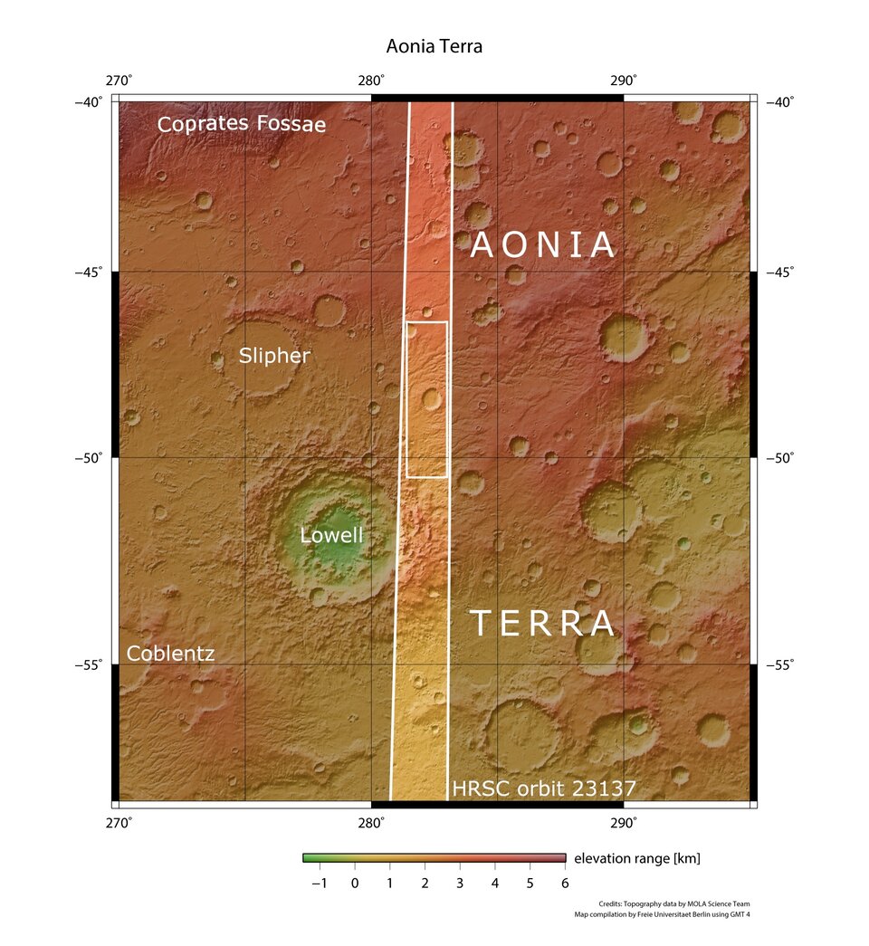 The broader Aonia Terra region