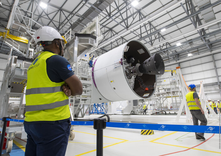 ArianeGroup teams have completed assembly of Ariane 6’s central core in the all-new Ariane 6 Launcher Assembly Building at Europe’s Spaceport in French Guiana