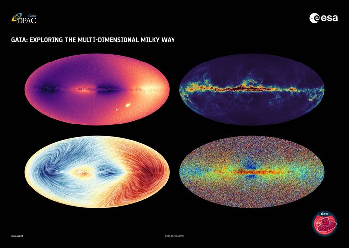 Gaia entdeckt seltsame Sterne in der bisher detailreichsten Untersuchung der Milchstraße