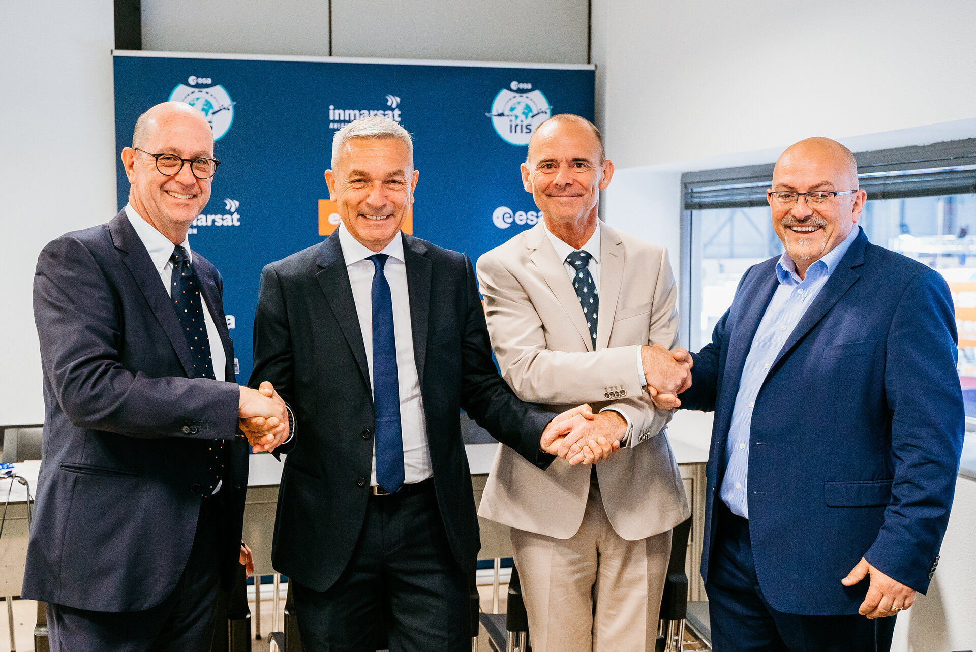 Inmarsat, ESA, Airbus and easyJet signatories