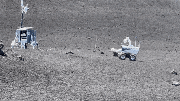 Interact brings samples to lander