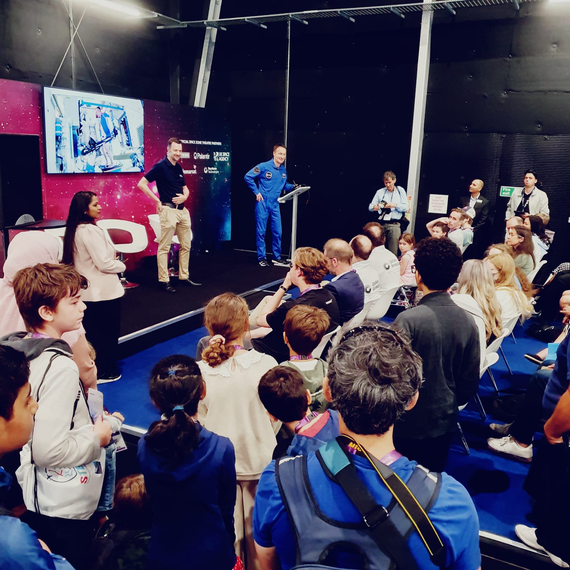 Matthias Maurer at Farnborough International Airshow