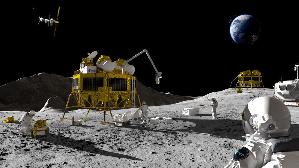ESA's Argonaut for lunar landing