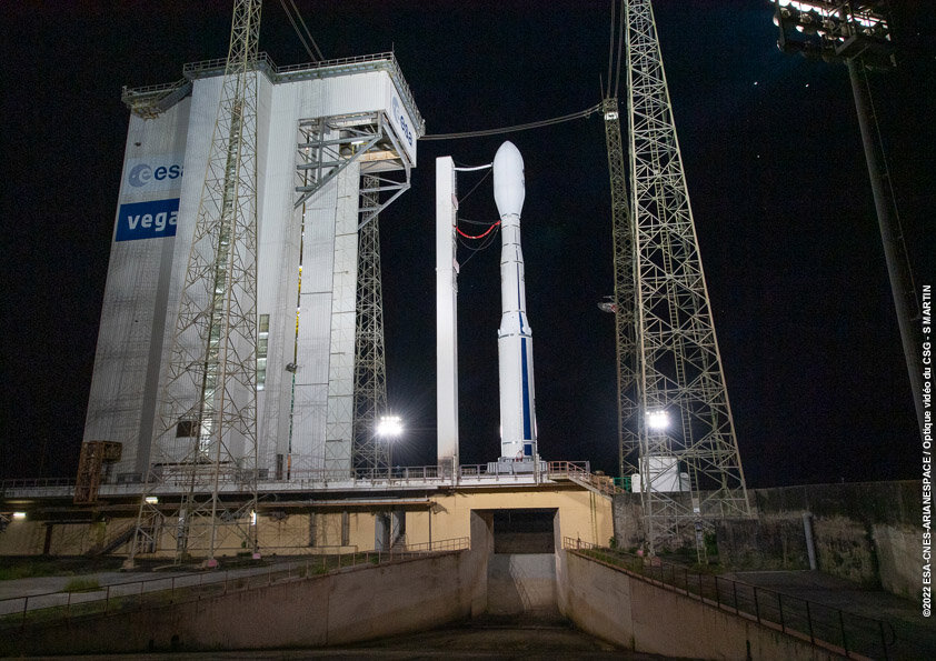 Vega-C VV21 with LARES-2 ready for launch
