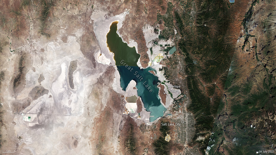 Great Salt Lake: from 1985 to 2022