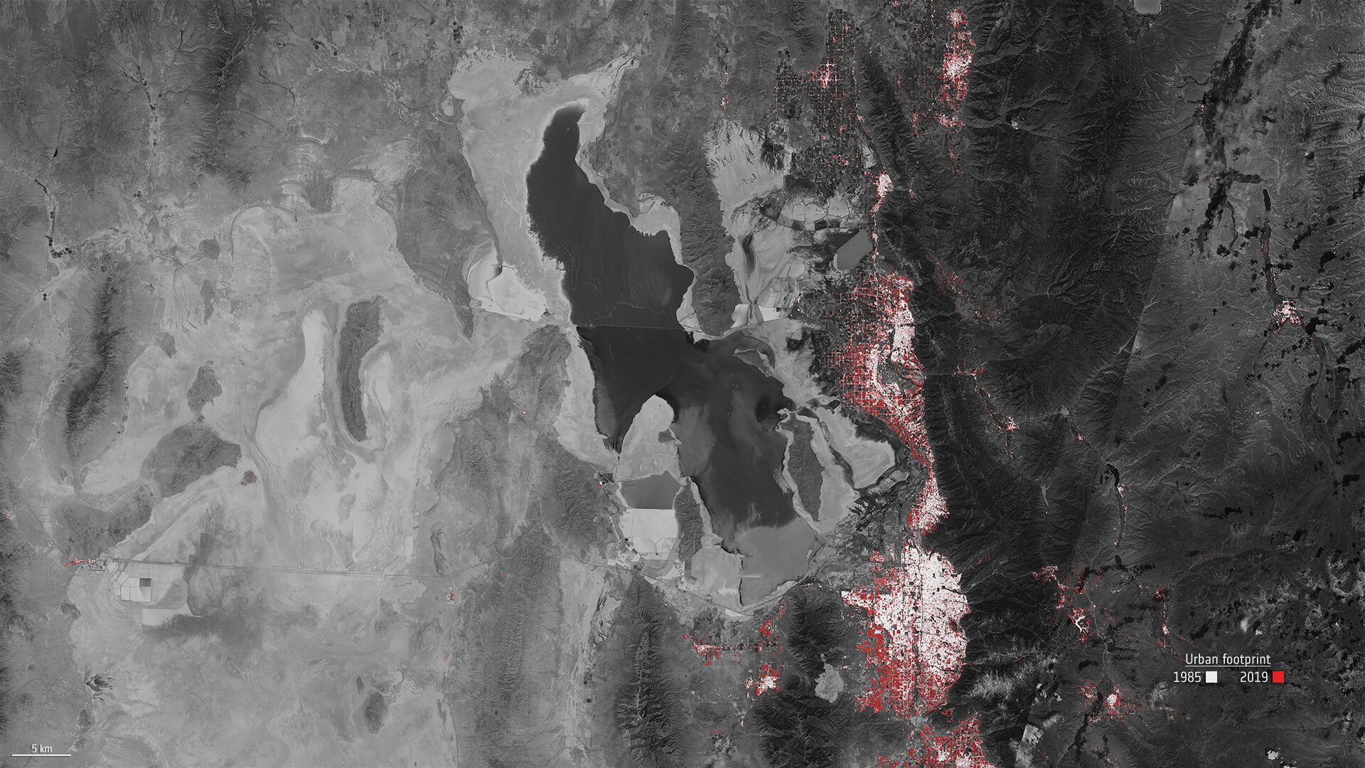 Urban expansion of Salt Lake City